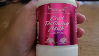 MONEA CURL DEFINING MILK LOTION for NATURAL CURLS  PRODUCT REVIEW and DEMO  CHANNEL VEM [upl. by Lorac]