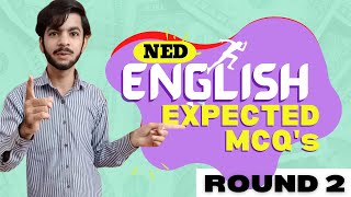 Most Expected MCQSs of NED Round 2  Ned entry test preparation  Ned admission 2022 [upl. by Barnebas]