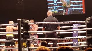 Fight Breaks out in crowd during Artem Lobov vs Jason Knight BKFC5 [upl. by Aicilana759]