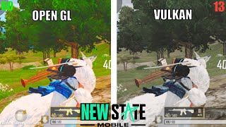 Open GL VS Vulkan  Which is the best Graphics API  NEW STATE MOBILE [upl. by Aisayt555]