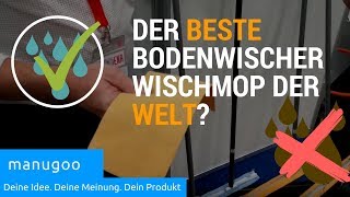 Der beste Bodenwischer Wischmop der Welt manugoo  iENA Erfindermesse 2017 manugoo [upl. by Roer]