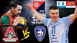 25122020 📺🏐 quotLokomotivquot  quotDynamo Moscowquot Mens Volleyball Cup of Russia Semifinal [upl. by Macdonell21]