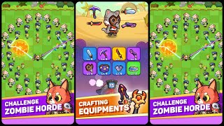 Meow vs Zombie Gameplay Android [upl. by Hanschen]