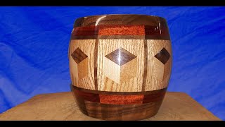 Wood Turning The Barrel of Blocks [upl. by Cadmarr]