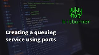 Creating a queuing service using ports  Bitburner 14 [upl. by Ahsienor]