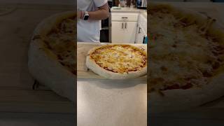 A fresh cheese pizza pizza food pizzalover foodie [upl. by Enelyw]