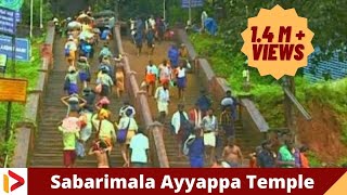 Sabarimala Lord Ayyappa Temple In Kerala  India Video [upl. by Gulgee]