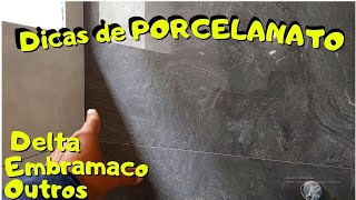 DICAS DE PORCELANATO  DIÁRIO DE OBRA [upl. by Brockie]