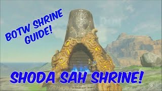 Zelda BOTW Shrine Guide 32  Shoda Sah Shrine [upl. by Naxor771]