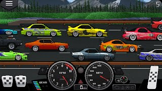 Pixel car racer Fast And Furious 2  6 second drag tunes [upl. by Assanav]