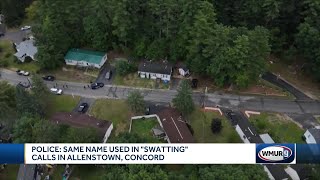 Police Same name used in swatting calls in Allenstown Concord [upl. by Alemahs972]