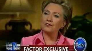 Hillary Clinton Goes on the OReilly Factor [upl. by Ghassan]