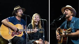 Eddie Vedder amp Daughter Harper Cover Taylor Swifts The Best Day at 2024 Ohana Fest [upl. by O'Reilly]