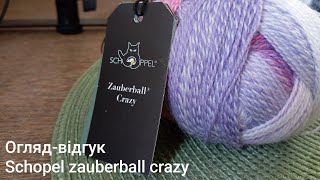 Оглядвідгук на пряжу Schoppel zauberball crazy [upl. by Rexana]