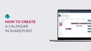 How to create a calendar in SharePoint [upl. by Navad]