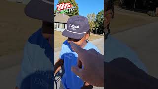 BACKWARDS BIKE PRANK for a HAT lourencofamily 50inc subscribe [upl. by Grefe]