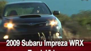 2009 Subaru Impreza WRX  Track Test [upl. by Fransen]