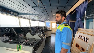 Maersk Ship Bridge Tour With Chief mate🛳️👨🏻‍✈️👨🏻‍💻 explore ship vlog seaman youtube [upl. by Aynik]