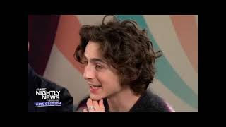 Timothée Chalamet amp KeeganMichael Kee talk Raisinets with Lennox Paul [upl. by Budge]