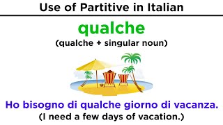 Partitive in Italian Il Partitivo [upl. by Stearne]