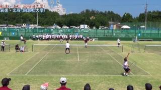 17 石川インカレ ソフトテニス 対抗戦 男子 準決勝 1 1次戦 2 [upl. by Elynad535]