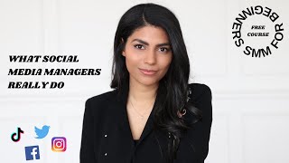 What Does a Social Media Manager ACTUALLY Do Social Media Management for Beginners [upl. by Uttasta]