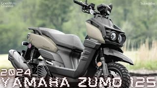 2024 Yamaha Zuma 125  The Rugged and Fuel Efficient Scooter with Big Features [upl. by Basset]