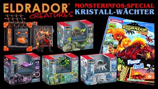 Schleich ® Eldrador ® Creatures Special  alle Monsterinfos zu Kristall Wächter amp BattleCaves 2024 [upl. by Anirdua]