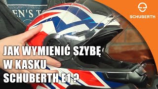 Jak wymienić szybę w kasku SCHUBERTH E1  ProściejSięNieDa [upl. by Wolfson]