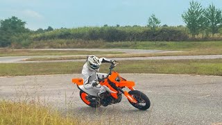 KTM 690 SMC  R and Husqvarna 701 FULL GAS [upl. by Fred]