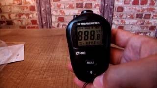 DT 300 Mini Digital Non Contact Infrared LCD IR Thermometer from banggoodcom [upl. by Janaya819]