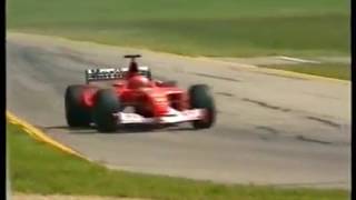 Ferrari Formula 1 V10 PURE EXHAUST SOUND  MSchumacher Test for the GP Monaco 2002 [upl. by Olette]