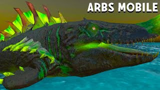 Nuclear Mosasaurus in the Frost Ice vs Strong King Factions  ARBS Mobile [upl. by Midan]