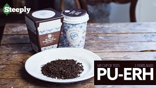 MCOT PUERH 5 YEAR AGED  Steeply Loose Leaf Tea Reviews [upl. by Nylaehs]