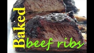 Spicy Oven Baked Beef Ribs [upl. by Ahsenev]