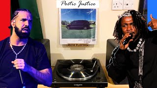 Kendrick Lamar  Poetic Justice ft Drake On Vinyl [upl. by Ahsakat915]