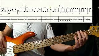 PAZZA  Loredana Bertè bass tabs amp notation [upl. by Robbyn736]