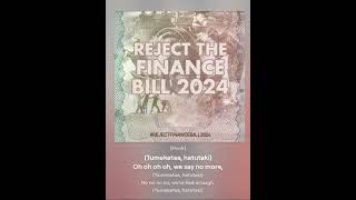 REJECT FINANCE BILL SONG Lyrics [upl. by Ivek]