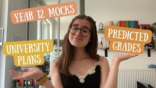 My Year 12 ALevel Mock Results 2022 Predicted Grades and Plans for University and the Future [upl. by Willet249]