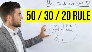 How To Manage Your Money 503020 Rule [upl. by Amil]