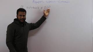 Asymptotic Notations  Examples [upl. by Wilek336]