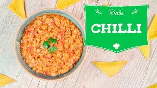 Receita de Chilli de Lentilhas Vermelhas  Comida Mexicana [upl. by Eiboh]