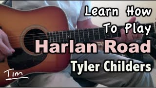 Tyler Childers Harlan Road Guitar Lesson Chords and Tutorial [upl. by Nilam]