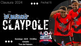 BARRACAS VS CLAYPOLE \ TORNEO CLAUSURA 2024  FECHA 15 [upl. by Eugen]