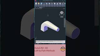 AutoCAD 3D Loft with Path Detailed Tutorial for Complex Shapes AutoCAD3D CADDEngineer [upl. by Ewer]