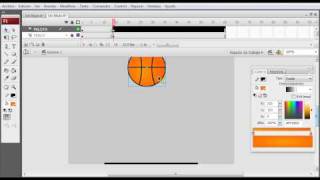 Efecto de pelota rebotando en Adobe Animate [upl. by Nalaf]