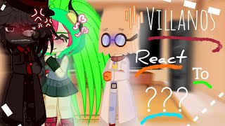 ♤villanos react to   🇪🇸🇺🇸paperhatespecial 150 subs♧ [upl. by Osnerol]