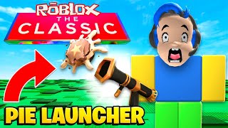 ROBLOX THE CLASSIC EVENT  Lunching Star Creator Pie and Getting ALL Badges [upl. by Duomham28]