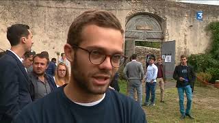 Lyon  Campus les jeunes Républicains  tous avec Wauquiez [upl. by Klump]