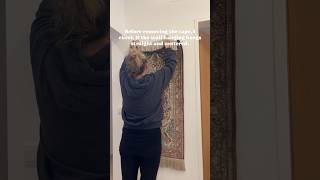 How To Hang A Picture The Painter’s Tape Hack shorts hack howto homehacks [upl. by Ahsratal]